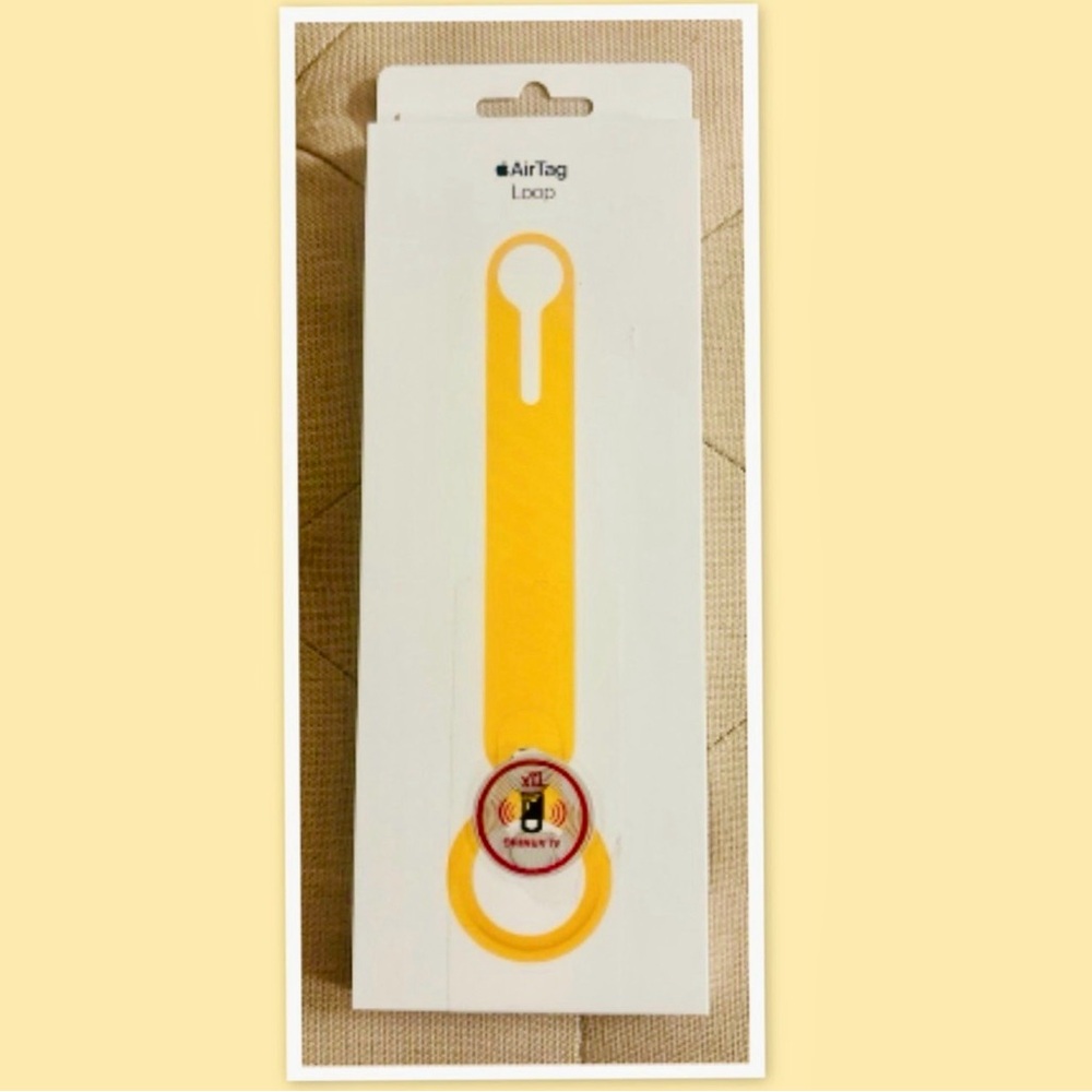 Apple AirTag Loop - Sunflower Yellow 100% AUTHENTIC - SEALED! Genuine!